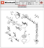 Lixadeira de Paredes 220V TC-DW 225 Einhell - Imagem 2
