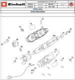 Micro Retífica 220V BT-MG 135 Einhell - Imagem 2