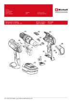 Parafusadeira Bateria 18V e 36V 110/127V BT-CD 18/1 LI Einhell - Imagem 2