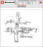 Plaina Desengrossadeira 220V TC-SP 204 Einhell - Imagem 2