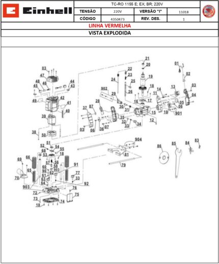 TUPIA - TC-RO 1155 E 220V
