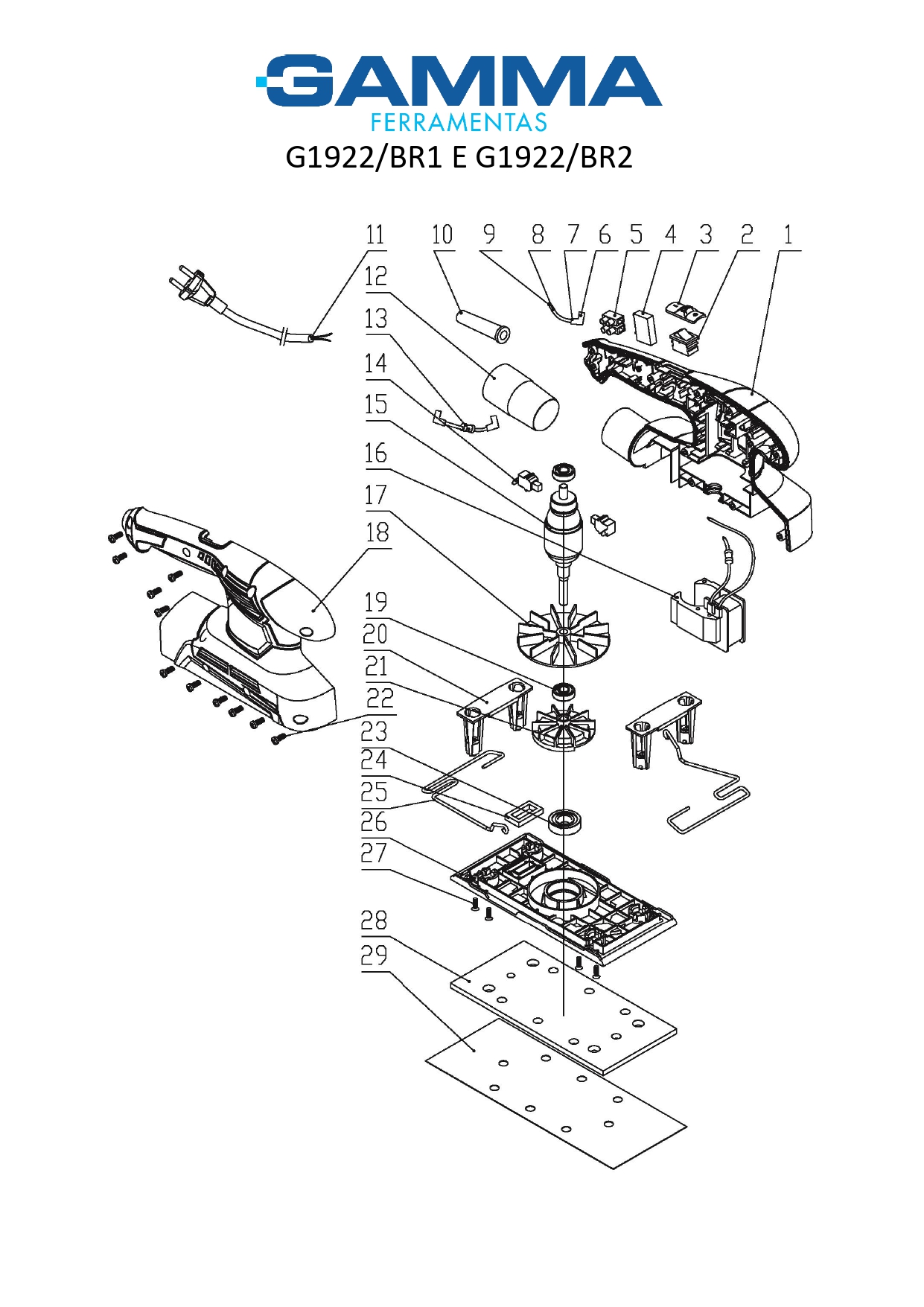 Lixadeira Orbital 150W (127V) Gamma G1922-Br1_page-0001