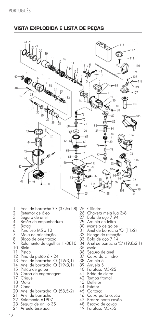 Martelete Rotativo 127V 1500 W Gamma Hg021Br1_page-0001