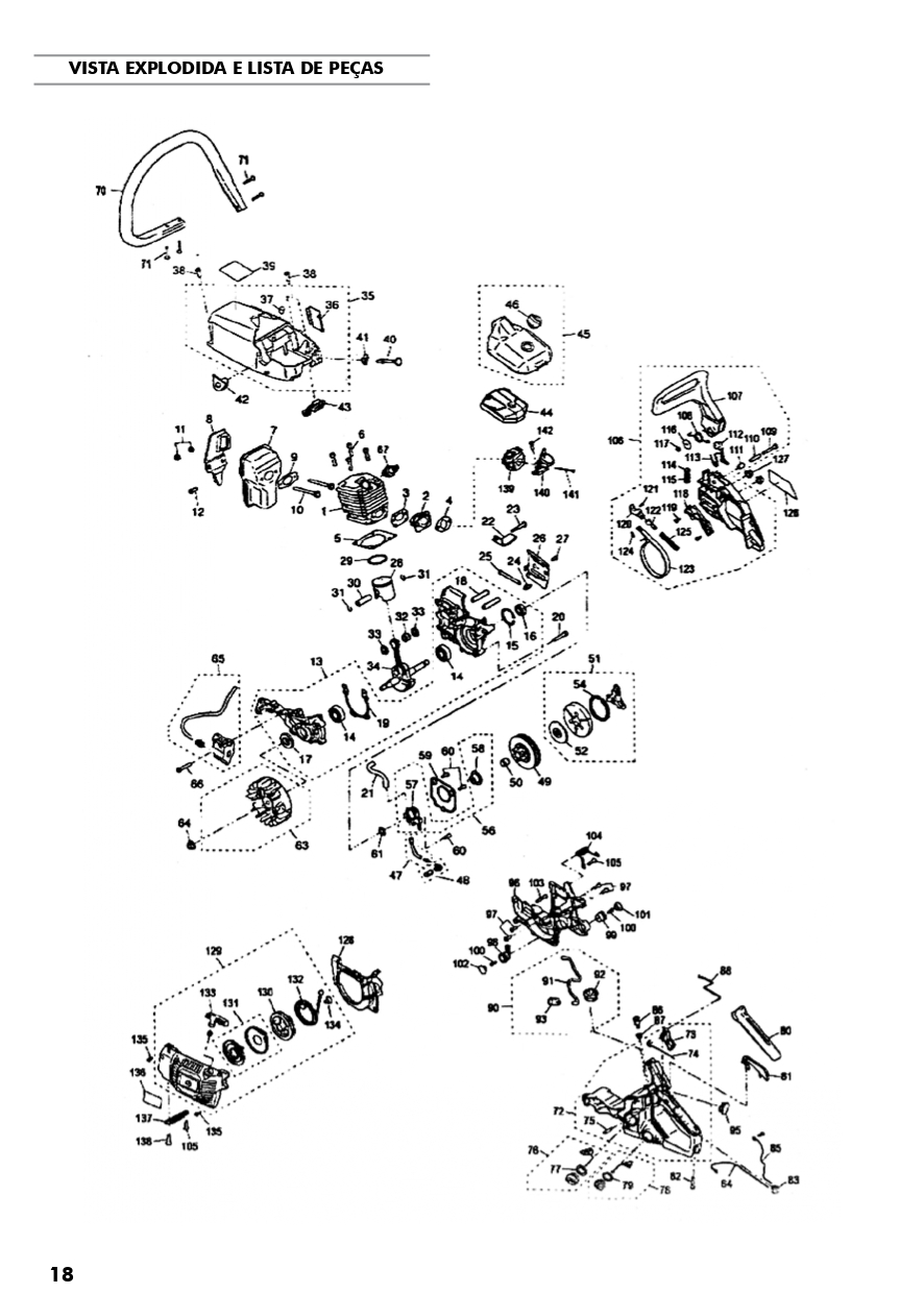 Motoserra 16 1,2 Kw 37,2 Cc Comprimento Do Sabre 40 Cm Gamma 9026Br_page-0001