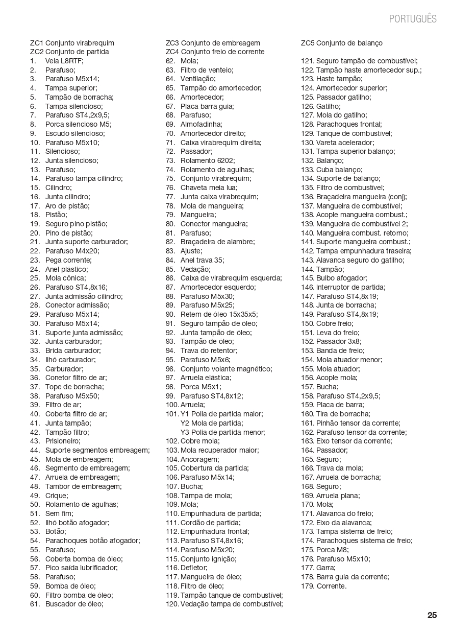 Motoserra 22 62Cc 2,3 Kw 61,5 Cc Comprimento Do Sabre 55 Cm Gamma 9029Br_page-0002