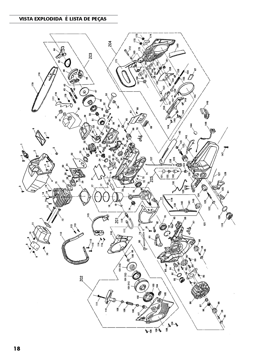 Motoserra Elite 22 2,3 Kw 61,5 Cc Comp Do Sabre 56 Cm Gamma 9033Br_page-0001