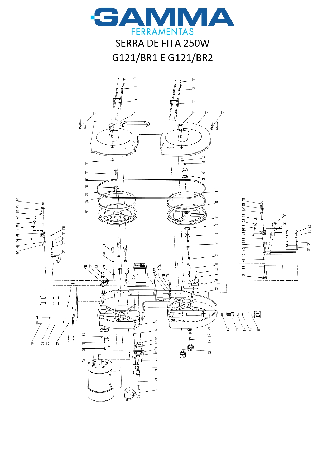 Serra De Fita (220V) 250W Gamma G121-Br2_page-0001