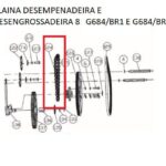 Corrente  P/ Plaina Desengrossadeira Gamma Ref:  Prg684/br-124