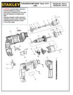 Furadeira SDH600-B2 220V Tipo 10 Stanley - Imagem 2