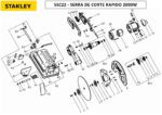 Serra Cortadora de Metal (Policorte) SSC22-BR 110/127V Tipo 1 Stanley - Imagem 2