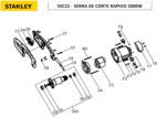 Serra Cortadora de Metal (Policorte) SSC22-BR 110/127V Tipo 1 Stanley - Imagem 4