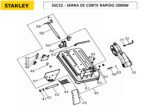 Serra Cortadora de Metal (Policorte) SSC22-BR 110/127V Tipo 1 Stanley - Imagem 5