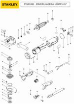 Esmerilhadeira Angular STGS1011-BR 110/127V Tipo 1 Stanley - Imagem 2