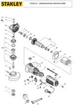 Esmerilhadeira Angular STGS6115-BR 110/127V Tipo 1 Stanley - Imagem 2