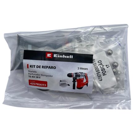 Kit de Reparo p/ Martelo Rompedor TE-RH 38 E Einhell 425795KIT3 3 Meses