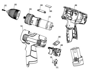 Parafusadeira Bateria 12V TH-CD 12 Einhell