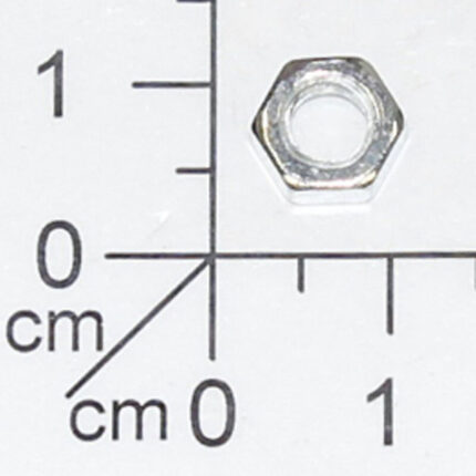 Porca Sextavada Baixa M5 para Motoesmeril Einhell Tc-bg 150 Bi 441257001007