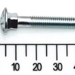 Parafuso Frances Rosca Parcial M6x45mm para Cortador de Grama Ge-cm 33 Li Einhell 341314101018