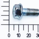 Parafuso Sextavado C/ Flange M8x20mm para Cortador de Grama Ge-cm 33 Li Einhell 341314101074