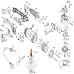 Eixo P/ Esmerilhadeira TE-AG 125 CE Einhell 443086003055 - Imagem 7