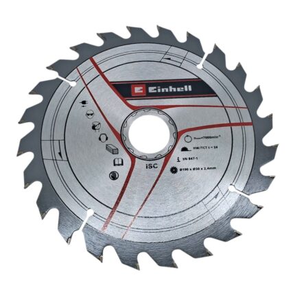 Disco de Corte 190mm X 30mm X 2,4mm - 24t para Serra Circular Einhell Tc-cs 1410 433105001167