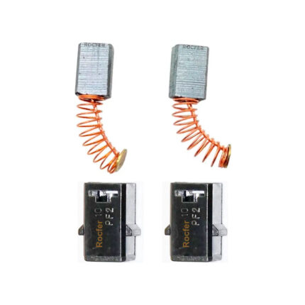 Kit Par de Carvão e Porta Escova P/ Lixadeira Roto e Orbital Te-rs 40 e Einhell