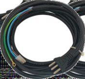Cabo Elétrico 3x1,5 Mm Pino 4,8mm 127v para Lavadora de Alta Pressão 5100 Turbo 110/127v Wap Fw006837