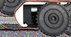 Kit Motor Roda Direita para Aspirador de Pó Robot W90 Wap Fw009130