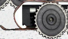 Tampa da Roda para Aspirador de Pó Robot W90 Pérola Wap Fw011261