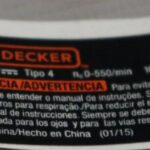 Etiq. Especif. Cd121-brtipo 4 Para Parafusadeira Bateria 12v Cd121k-br Black e Decker 5140174-66