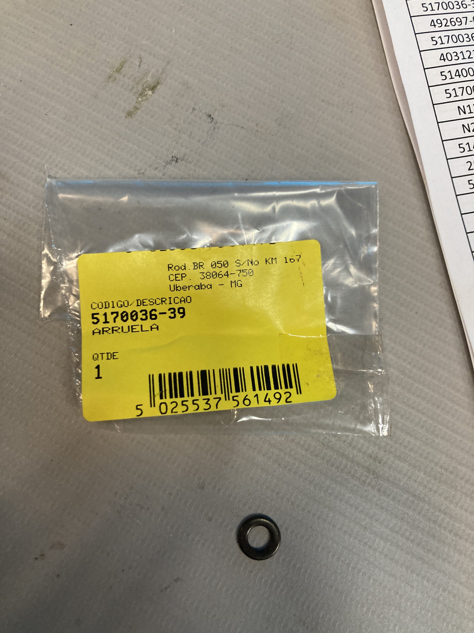 5170036-39 Arruela Para Serra Esquadria Sm16-b2 Stanley 5170036-39 - Imagem 1