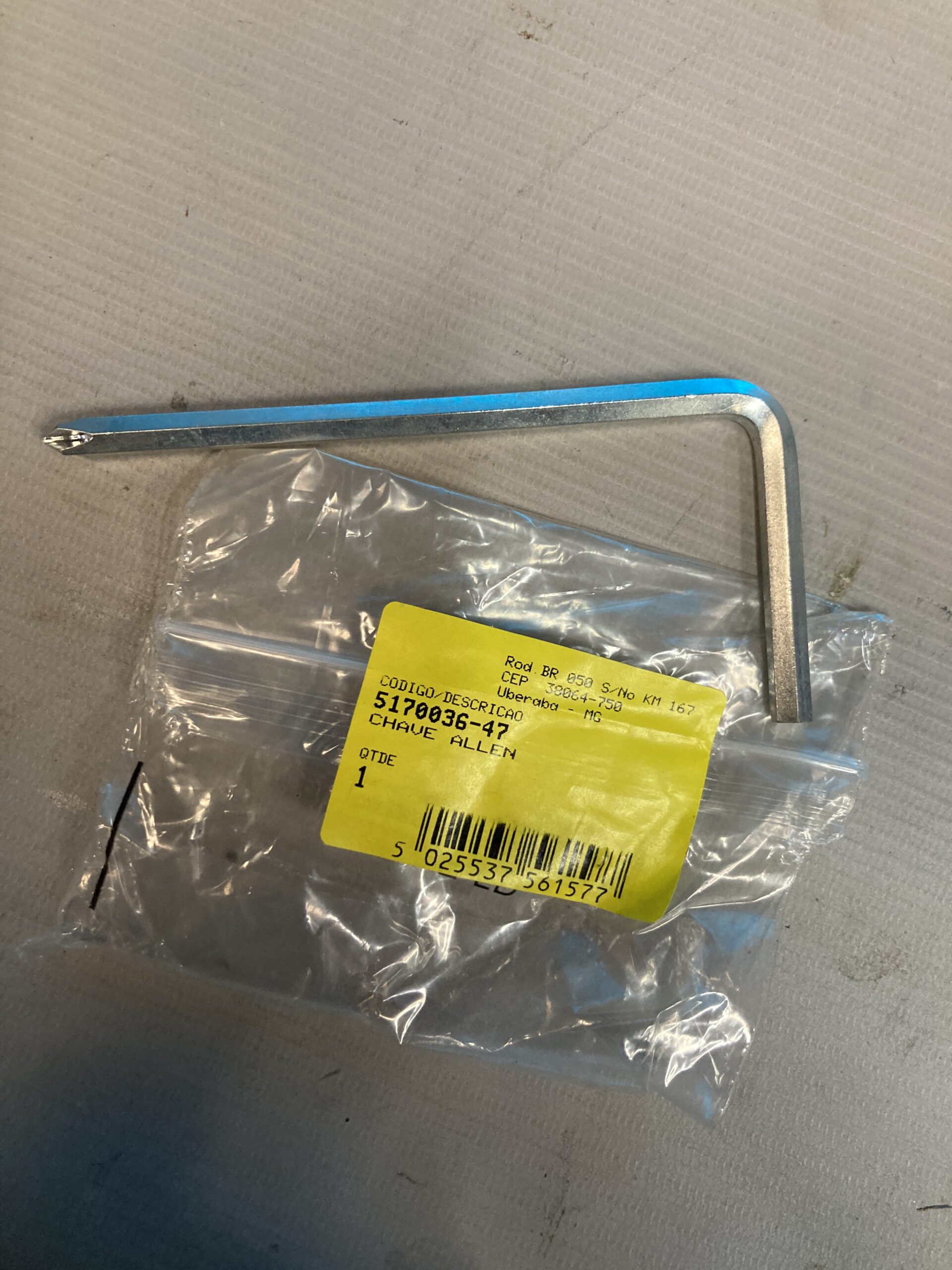 5170036-47 Chave Allen Para Serra Esquadria Sm16-b2 Stanley 5170036-47 - Imagem 1