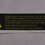 Etiqueta Para Serra Esquadria Sm16-b2 Stanley 5170036-50