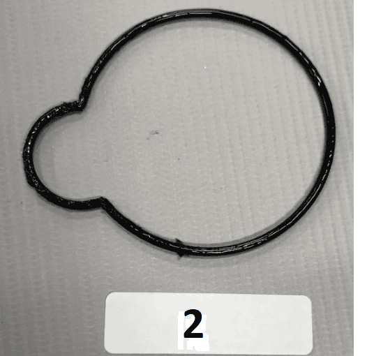 5170040-76 Vedacao Oring Para Lavadora De Alta Pressão Pw1450td-b2 Black+decker 5170040-76 - Imagem 1