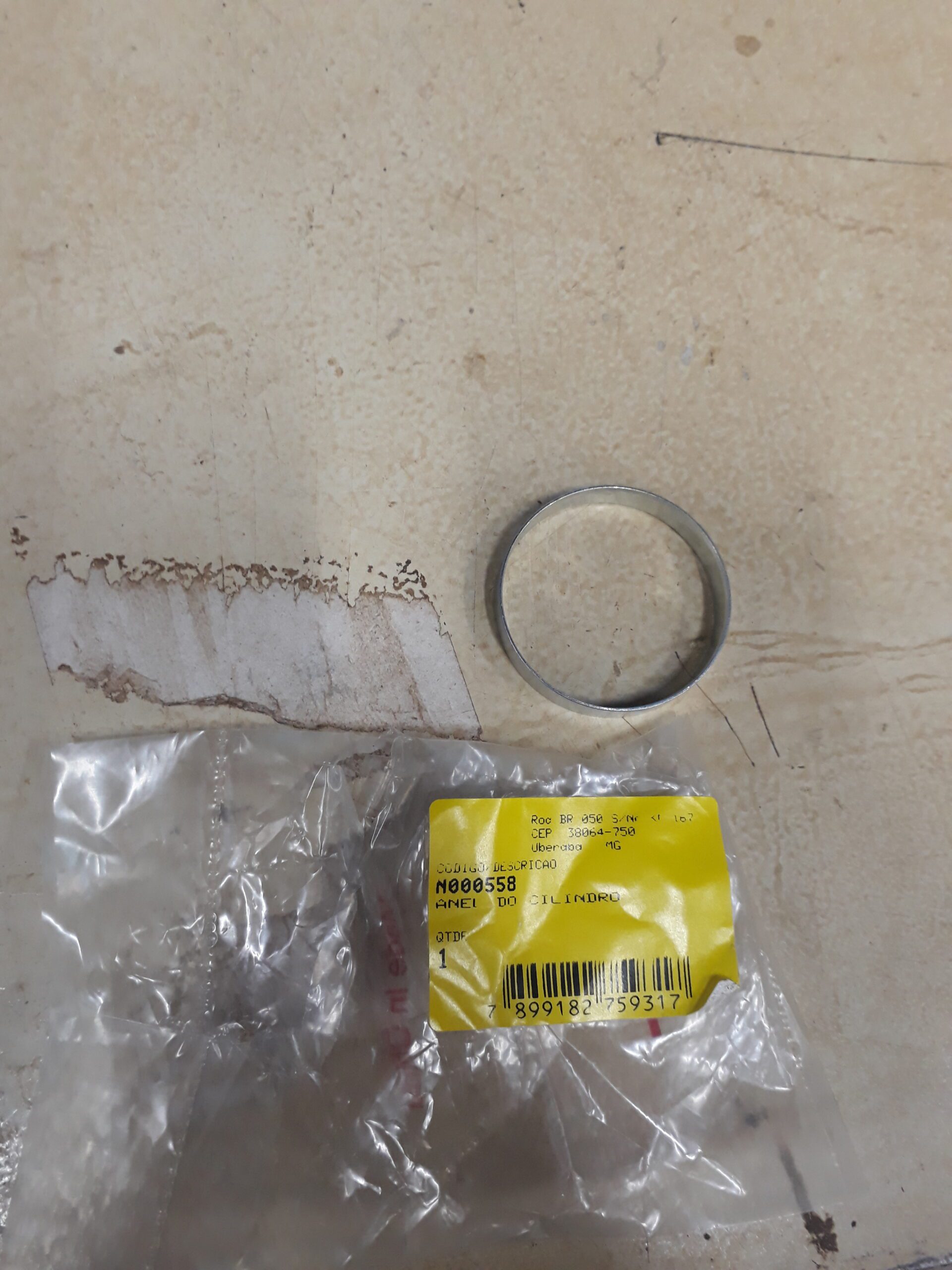 N000558 Anel Do Cilindro Para Pinador Fn250c Stanley N000558 - Imagem 1
