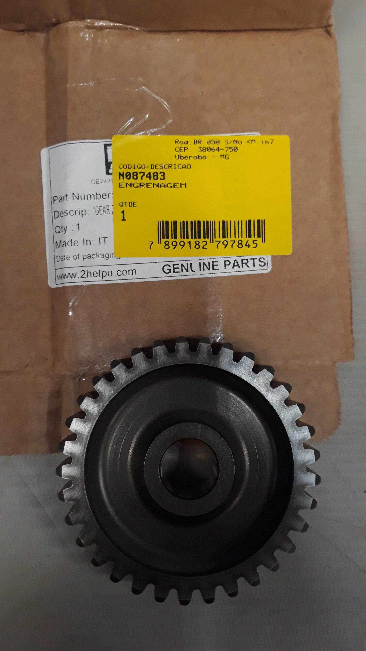 N087483 Engrenagem Para Martelo Demolidor D25960-b2 Dewalt N087483 - Imagem 1