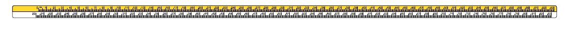 N196912 Etiqueta De Escala Para Serra De Mesa Ou Bancada Dwe7492-b2 Dewalt N196912 - Imagem 1