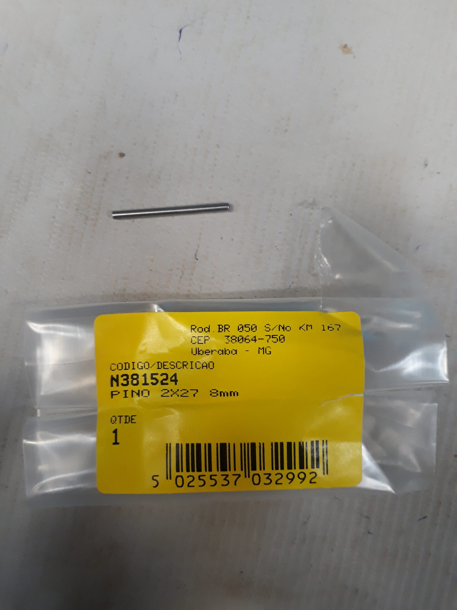 N381524 Pino 2x27.8mm Para Tupia Dwe6000-b2 Dewalt N381524 - Imagem 1