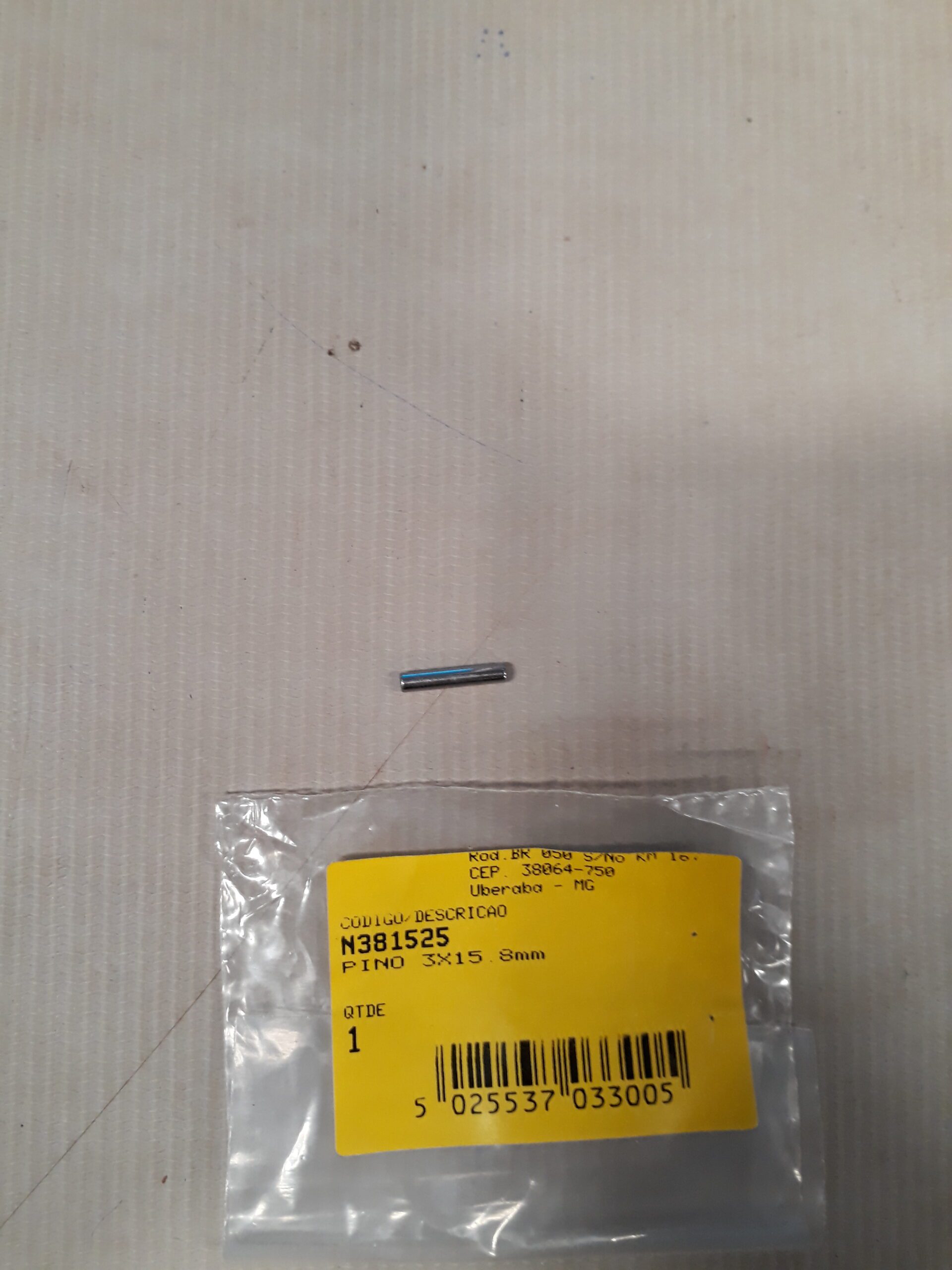 N381525 Pino 3x15.8mm Para Tupia Dwe6000-b2 Dewalt N381525 - Imagem 1