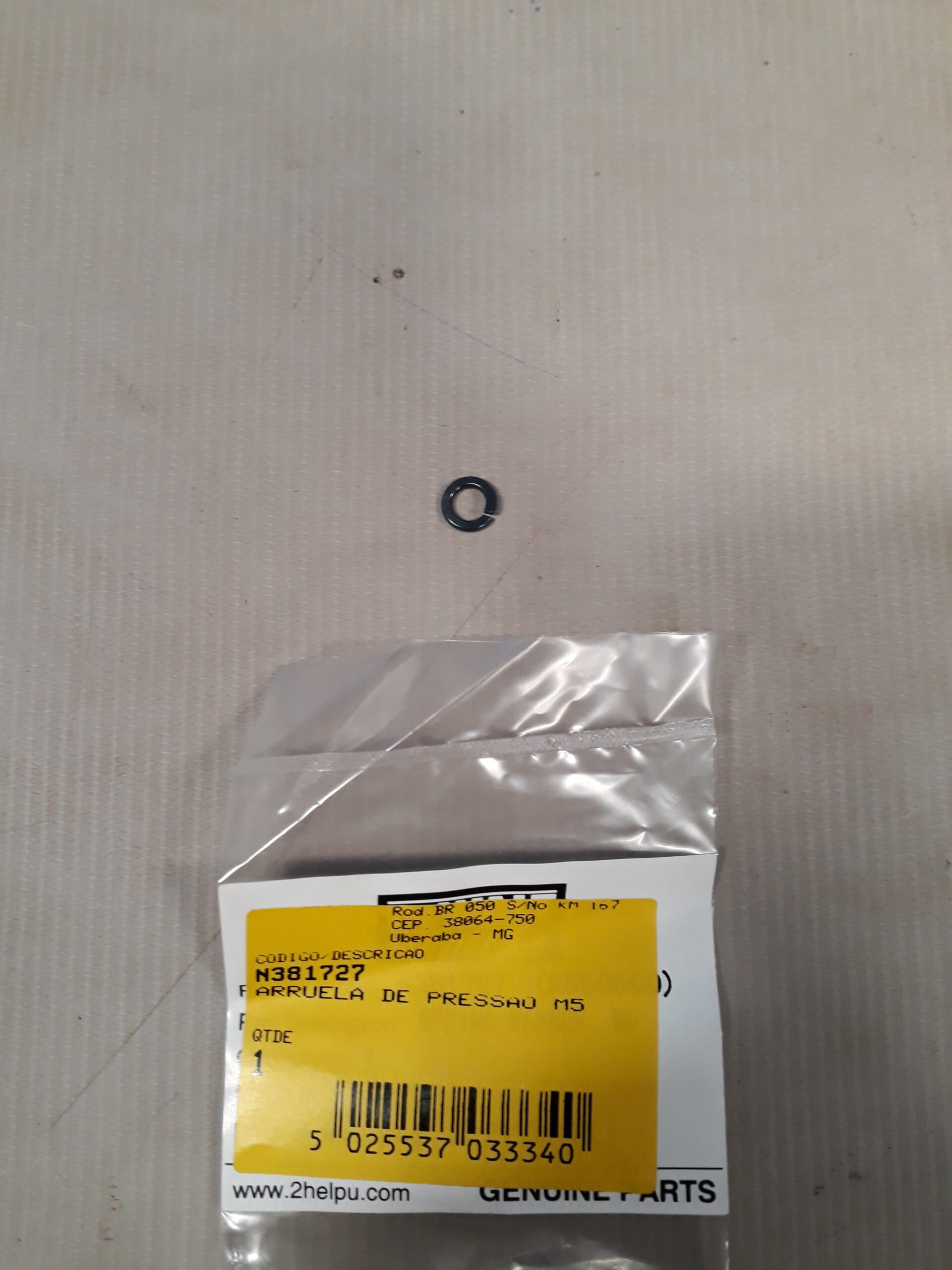 N381727 Arruela De Pressao M5 Para Tupia Dwe6000-b2 Dewalt N381727 - Imagem 1