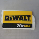 Etiq. Logomarca Para Recortadora Dcs551-b3 Dewalt N389197