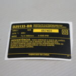 Etiq. Especif. D25133-br Tipo1 Para Martelete D25133-br Dewalt N411086