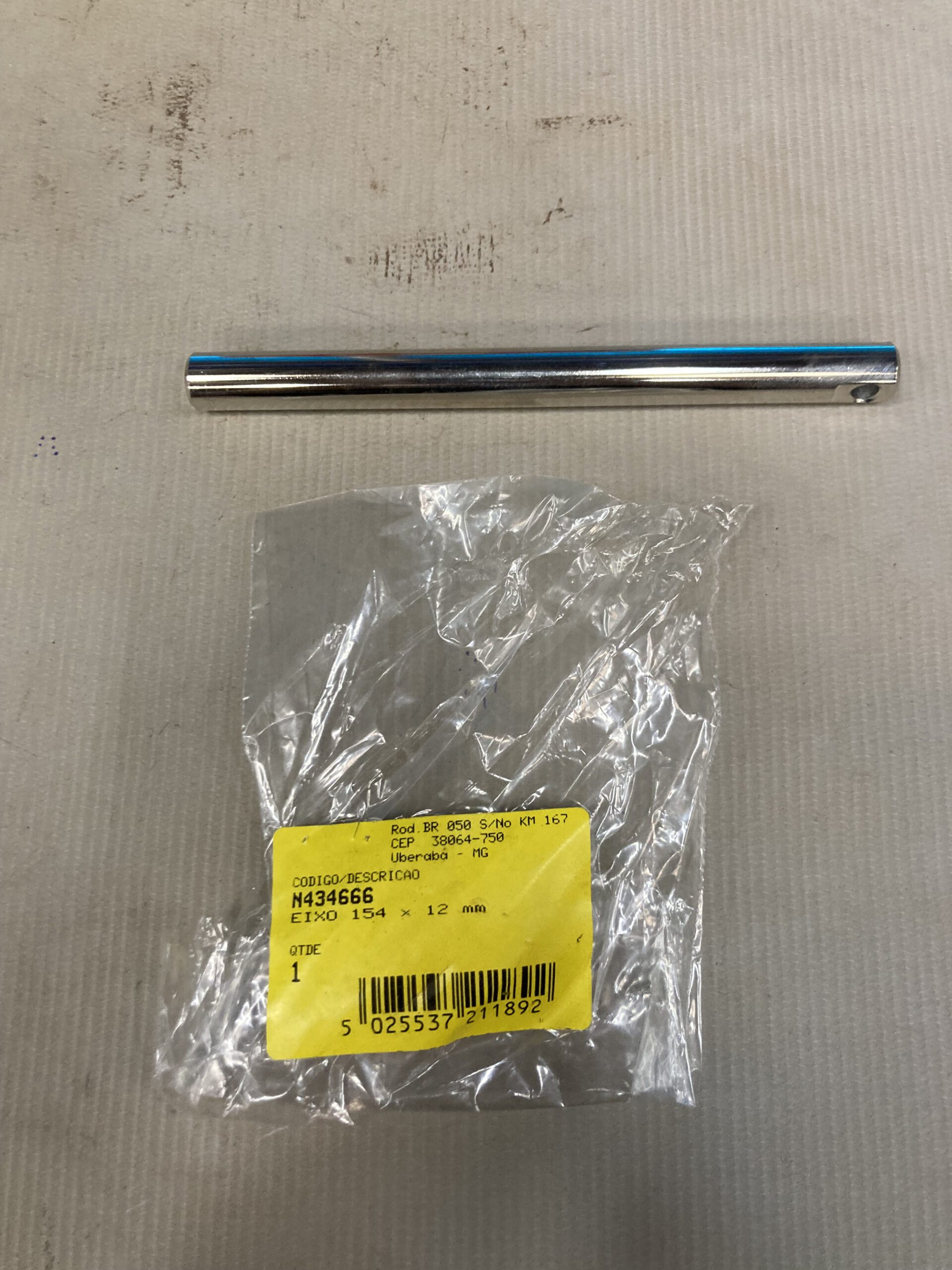 N434666 Eixo 154 X 12 Mm Para Serra De Mesa Ou Bancada Dcs7485 Dewalt N434666 - Imagem 1