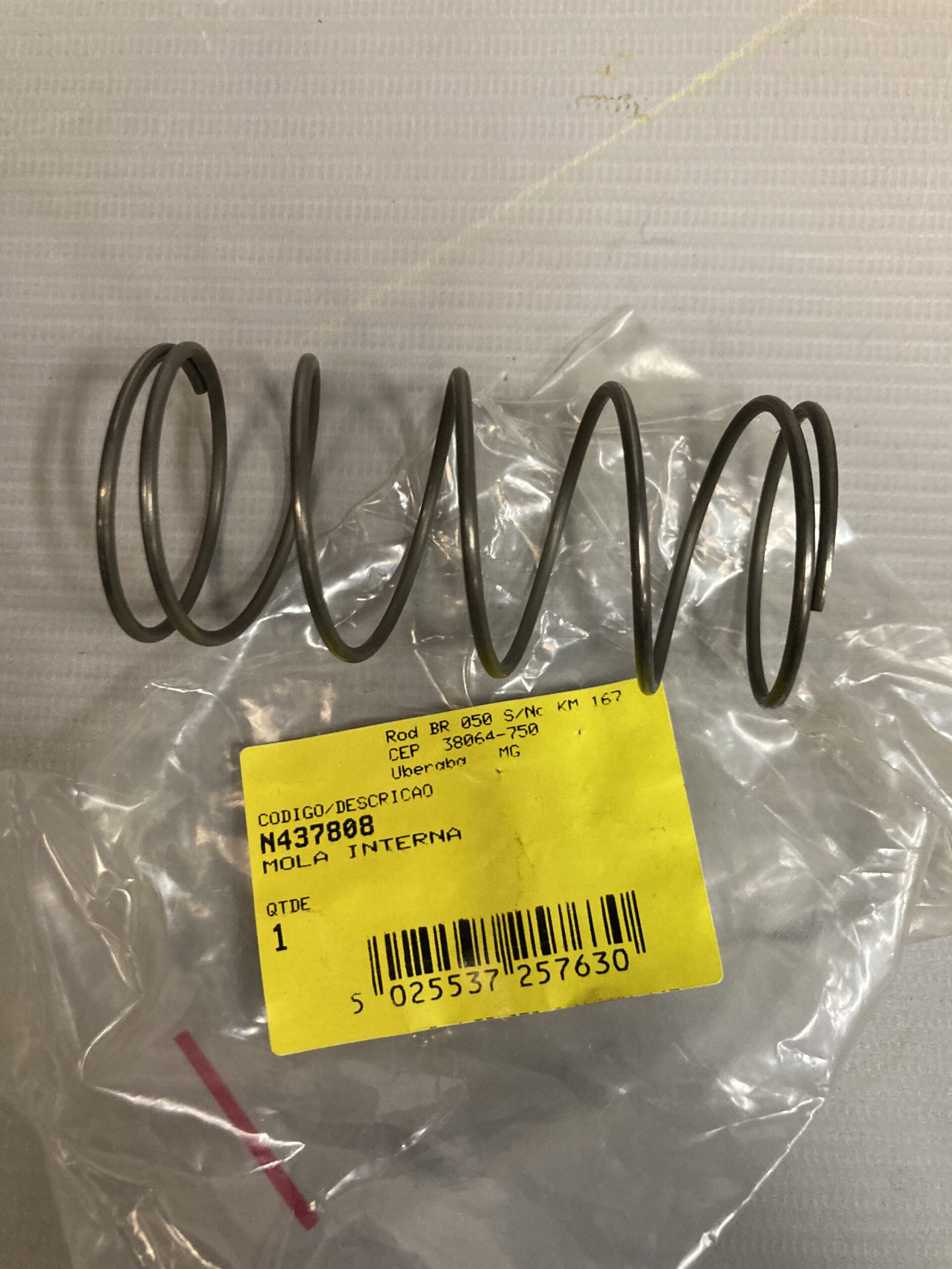N437808 Mola Interna Para Martelo Perfurador D25481-b2 Dewalt N437808 - Imagem 1