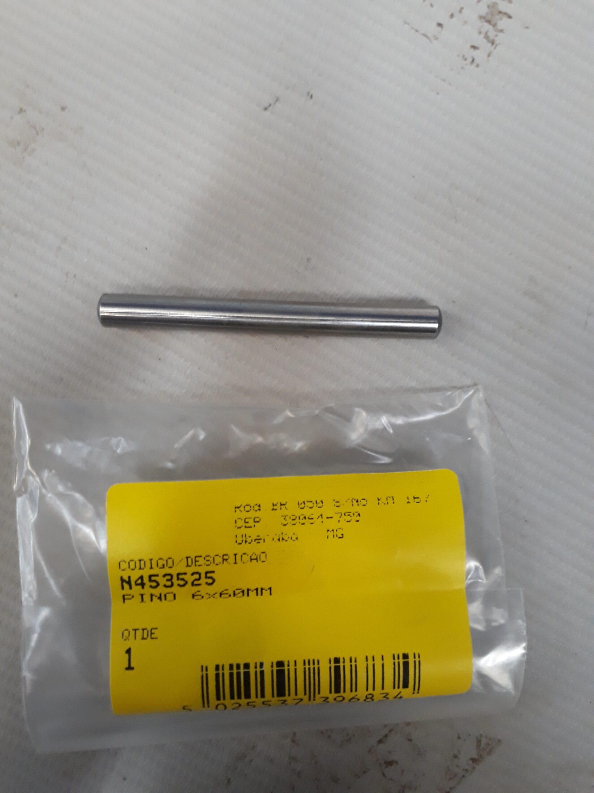 N453525 Pino 6x60mm Para Martelo Perfurador D25733-b2 Dewalt N453525 - Imagem 1