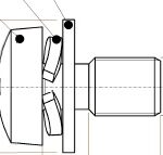Parafuso Para Martelo Demolidor D25966-b2 Dewalt N470873