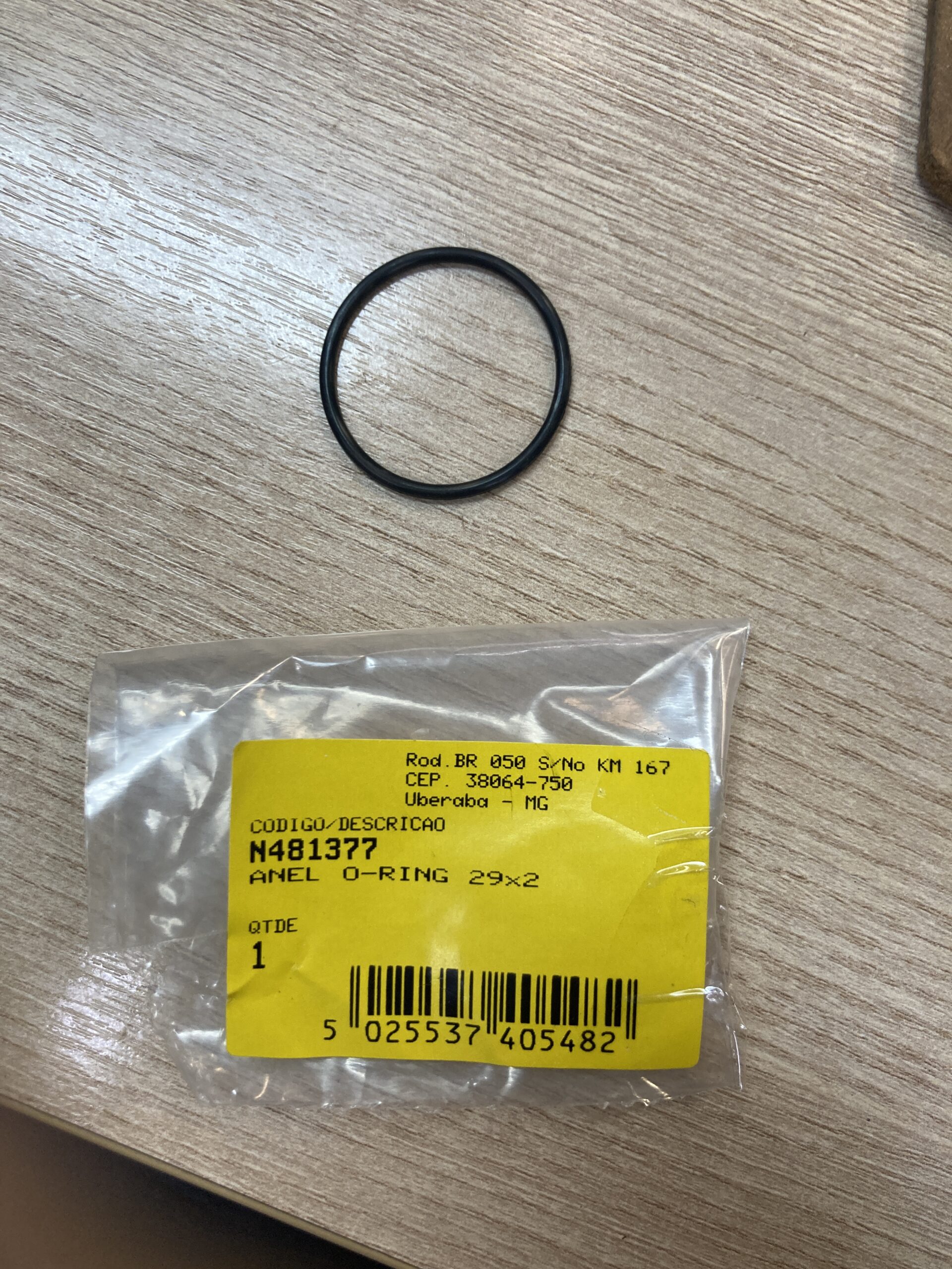 N481377 Anel O-ring 29x2 Para Martelo Perfurador D25733-b2 Dewalt N481377 - Imagem 1