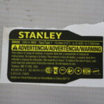 Etiq. Especif Sbh20 Para Parafusadeira Bateria 20v Sbh20-br Stanley N508907