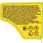 Etiqueta De Aviso Para Motosserra Dccs620 Dewalt N520895