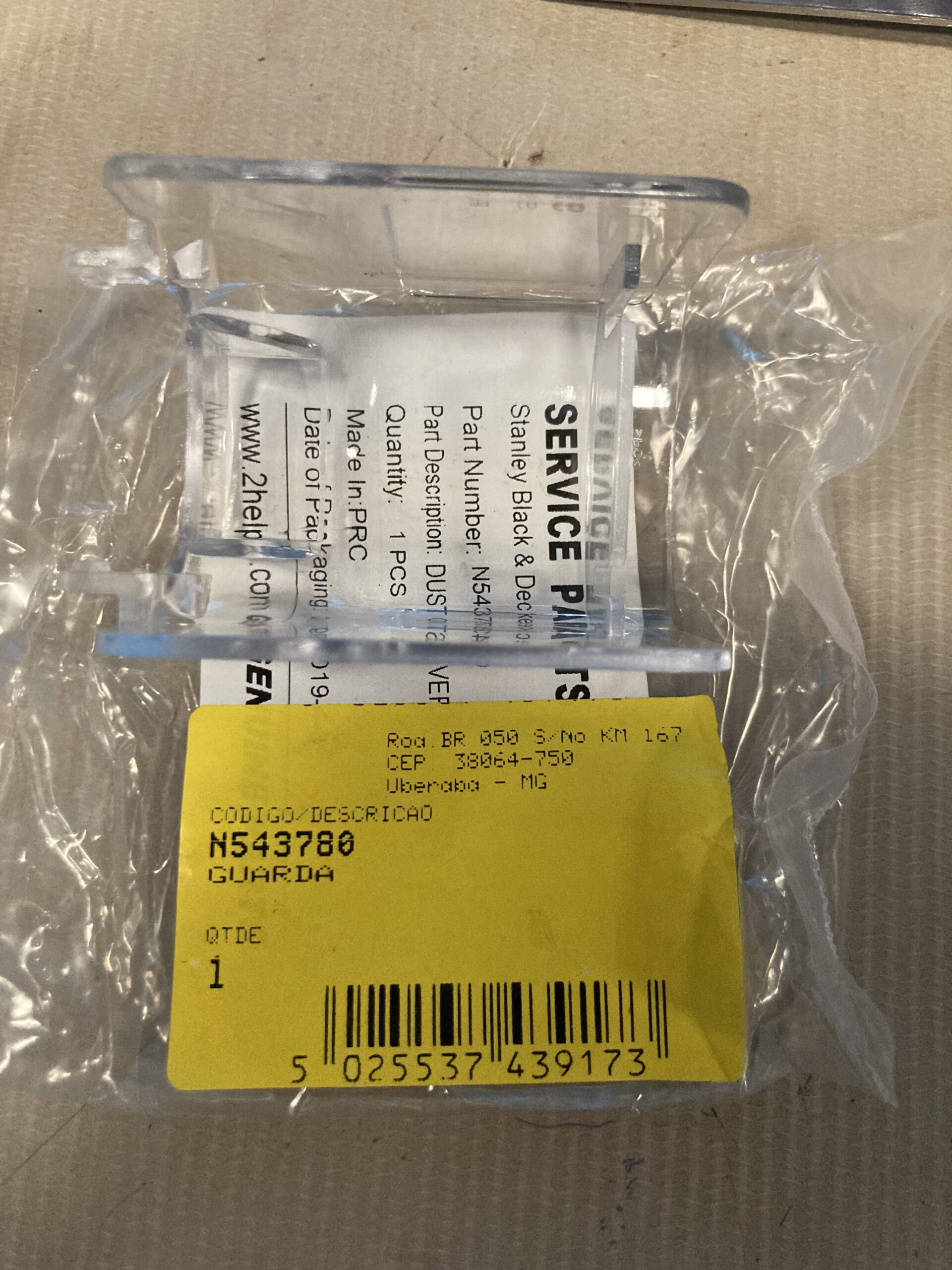 N543780 Guarda Para Serra Tico-tico Sj60k-b2 Stanley N543780 - Imagem 1